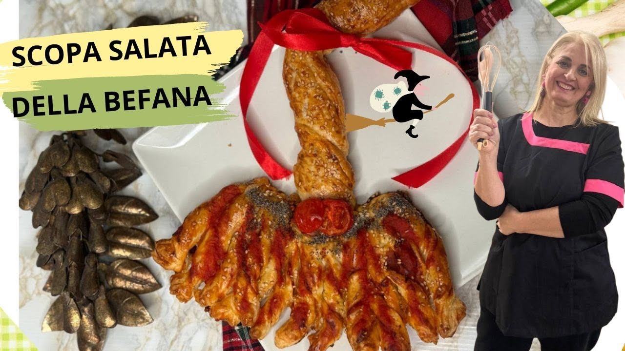 🌟🌟SCOPA 🧹 SALATA DELLA BEFANA CON PASTA SFOGLIA-ANTIPASTO SFIZIOSO X L EPIFANIA 
