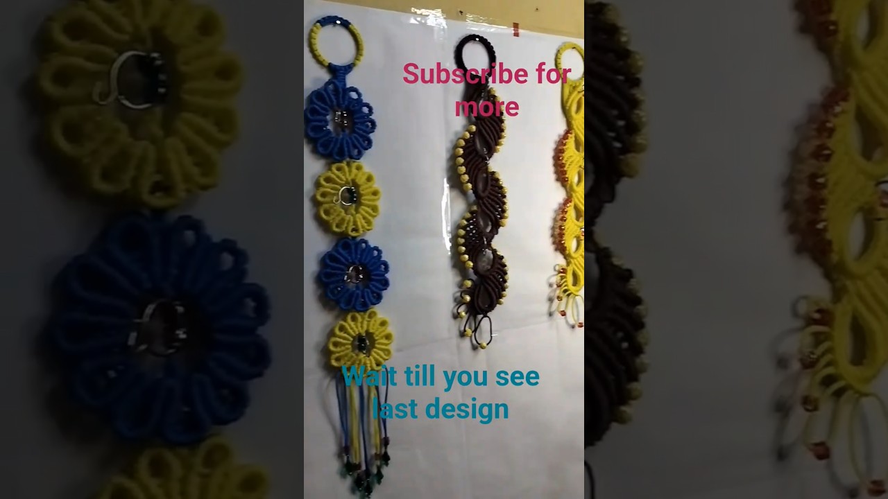 ✨ 4 Handmade Macrame Key Holder Designs – which one you like? 