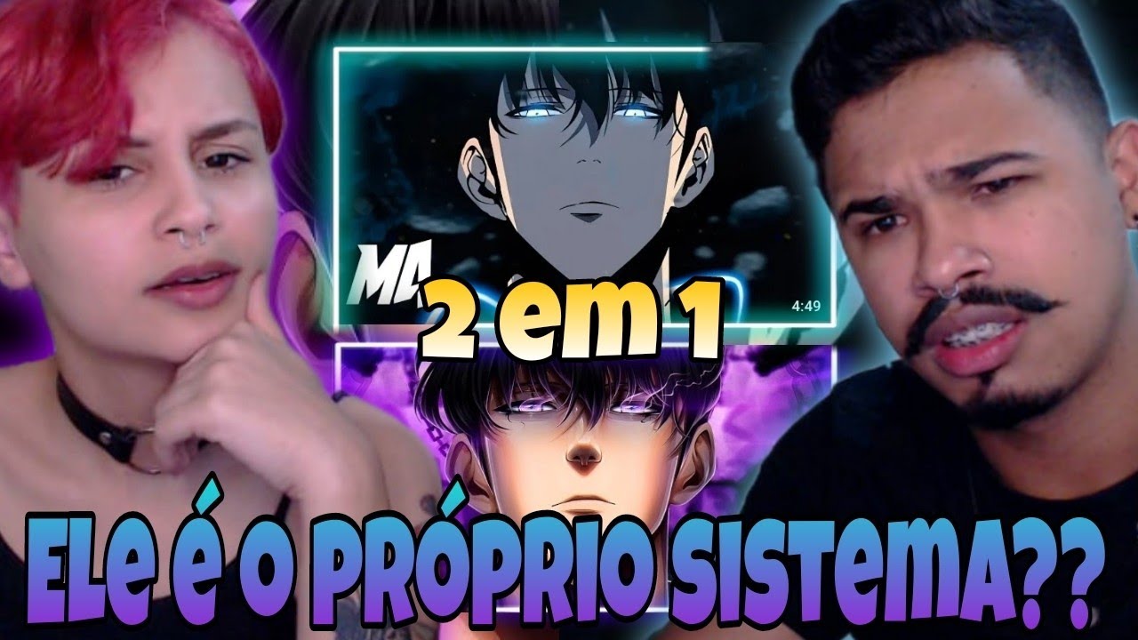 REACT 2 em 1 Rap do Sung Jin Woo | O Monarca Das Sombras (Solo Leveling) Parte Final | M4rkim