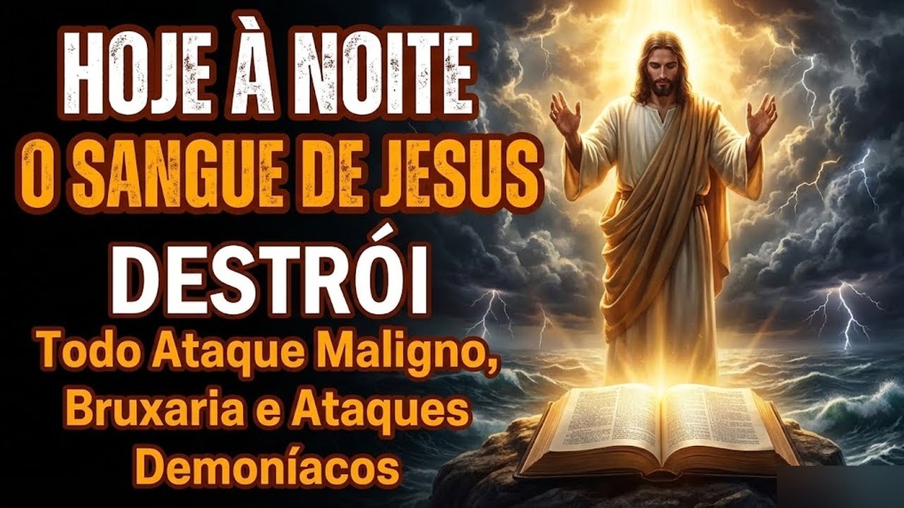 Hoje à Noite: O Sangue de Jesus Destrói Todo Ataque e Feitiçaria