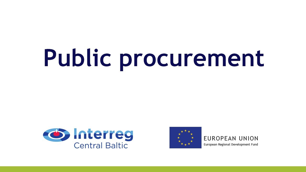 Public procurement