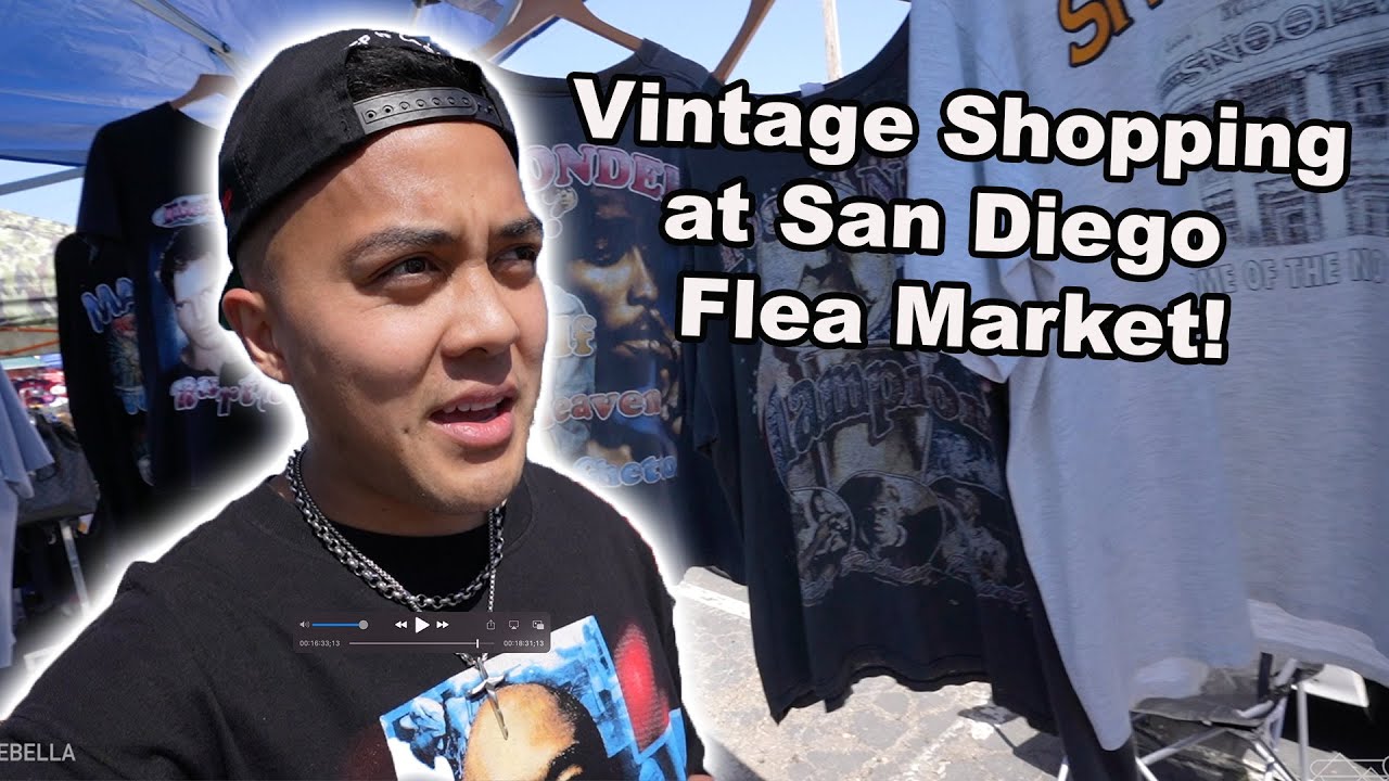 San Diego Flea Market VINTAGE shopping EXTRAVAGANZA!!