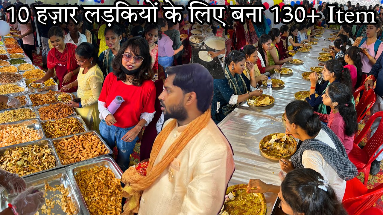 दुनिया में आज से पहले KHAN SIR जैसा भंडारा राखी पर नहीं हुआ जिसमे 10000 लड़कियों के लिए बना 130+ Item