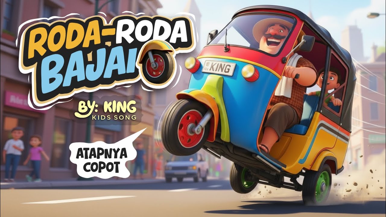 🚖 Roda-Roda Bajai Berputar-Putar! &ndash; Parodi Roda-Roda Bis | Lagu Komedi Lucu  😂