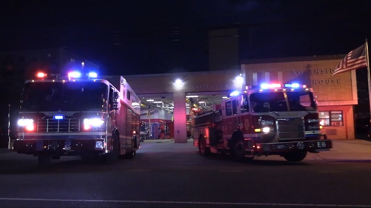 Paterson FD Battalion 1 Engine 6 Rescue 2 Ems 3 St Joe's Als Engine 3 Ladder 1& Engine 1 Responding