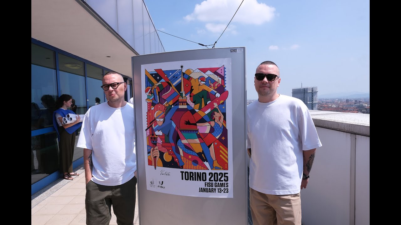 Torino si prepara per le Universiadi: ecco il manifesto dell'evento ideato da 2 designer