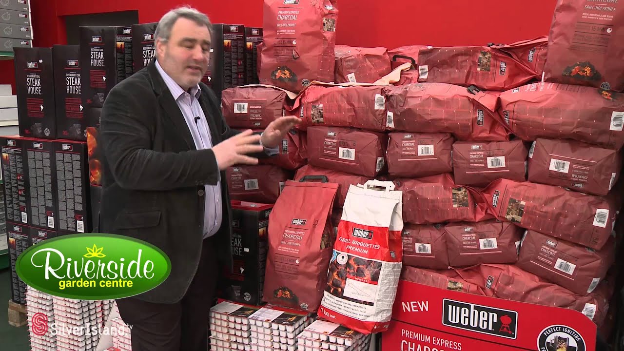 Product Demonstration - Riverside garden centre bbq charcoal (SilverIslandTv)