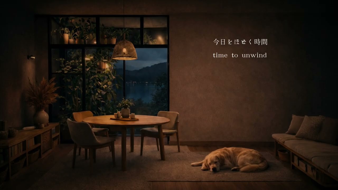 【1日の終わりBGM】今日をほどく時間｜Gentle Piano Night Lo-fi for Deep Rest
