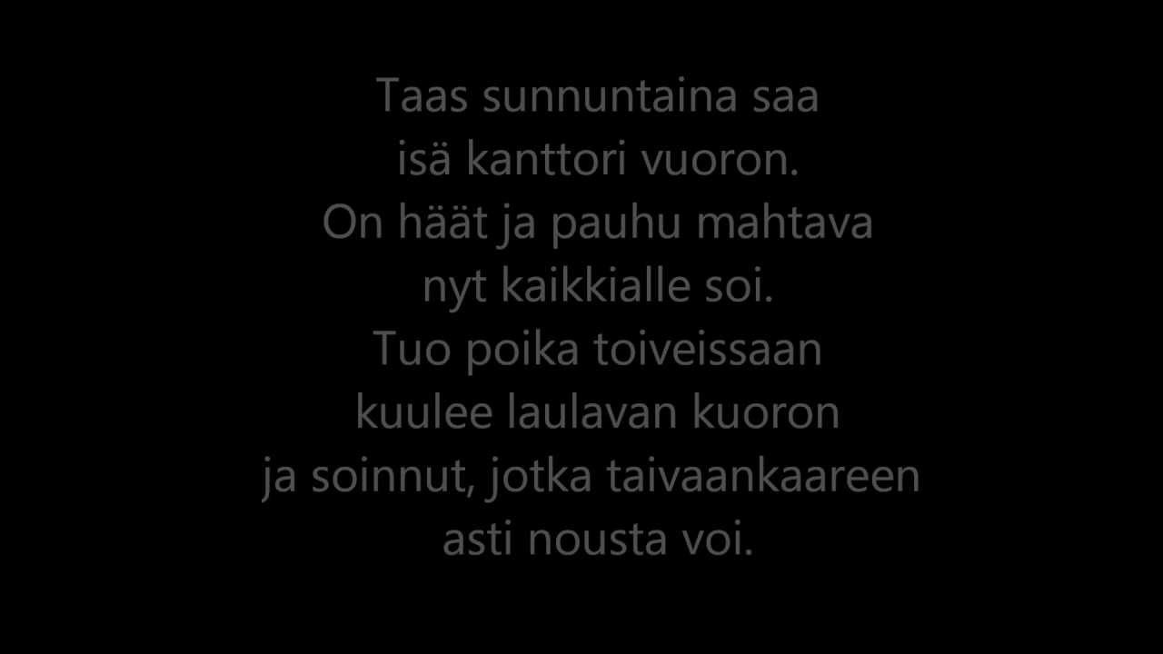 Vanha holvikirkko (instrumental, karaoke)