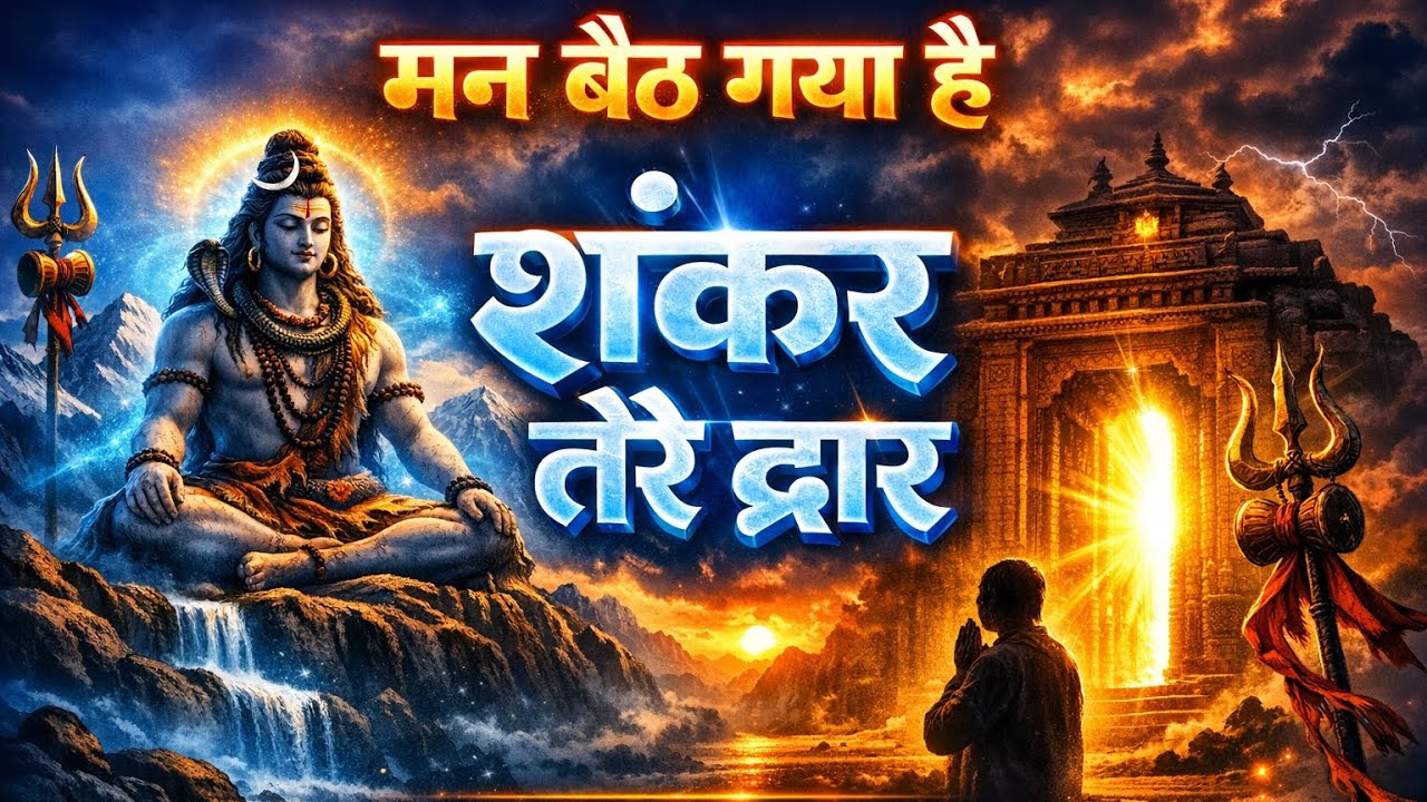 मन बैठ गया है शंकर तेरे द्वार | Heart Touching Shiv Bhajan 2026 | Mahadev New Song | भोलेनाथ भजन