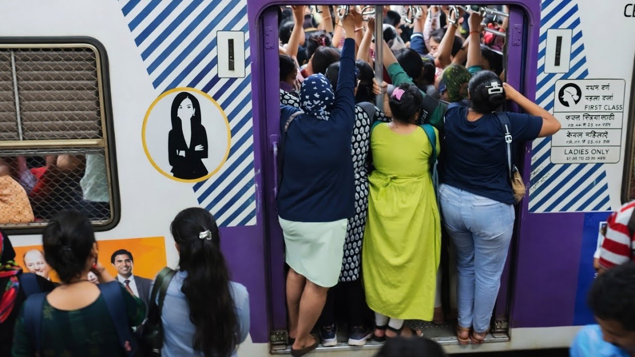 🚨 MUMBAI LOCAL TRAIN CROWD 😱 YE VIDEO DEKH KE DIL DAHAL JAYEGA SAANS RUK JAYEGI,REALITY OF MUMBAI 🚆🔥