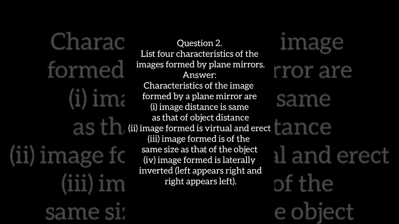 Class 10 Important question of Science from Light: Reflection and Refraction 