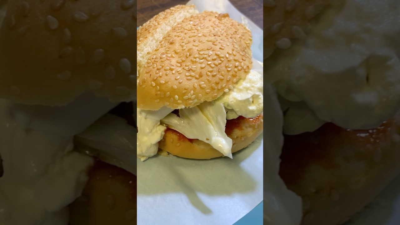 Burrata Cheese Burger #SayCheese #cheeseburger #burratacheese #fcm
