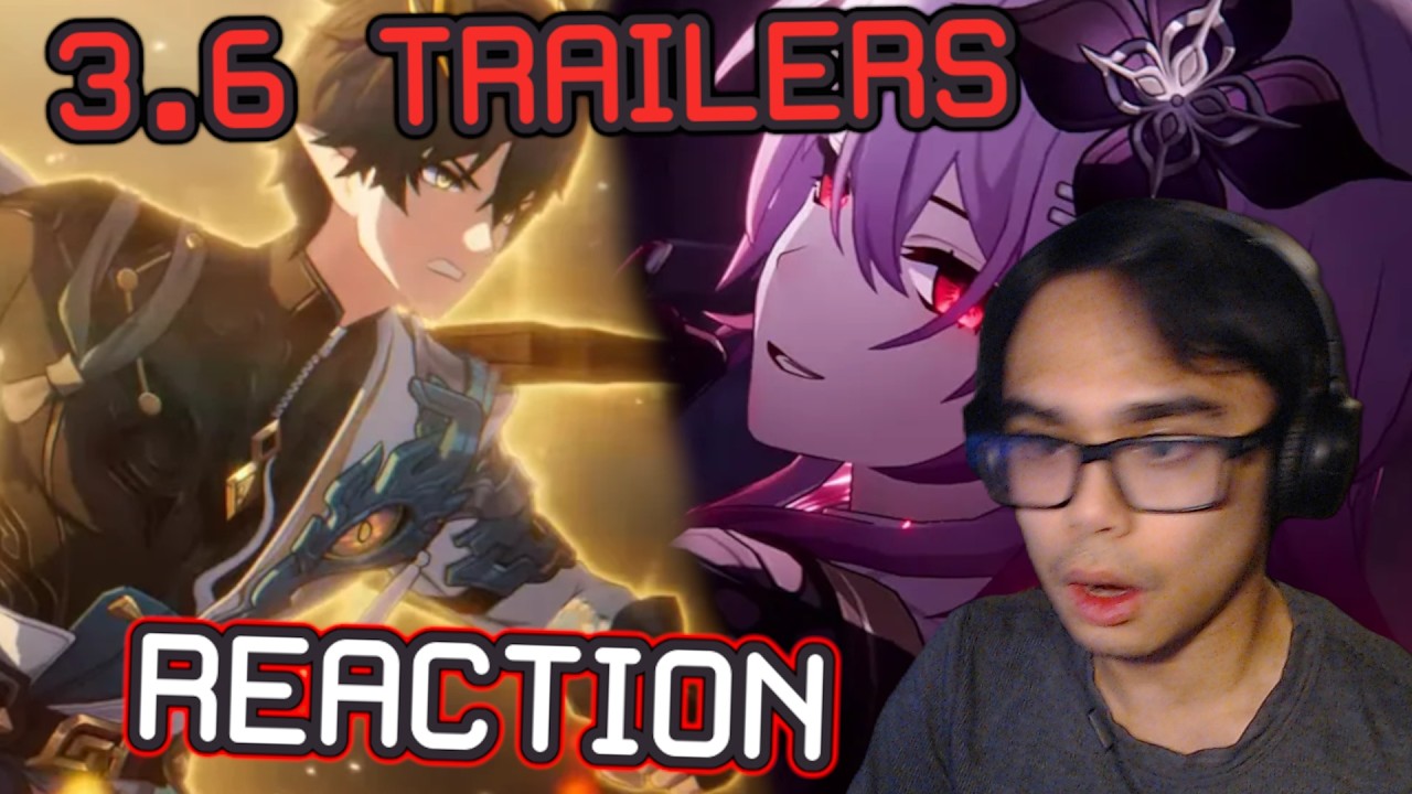 | Reacting to Honkai: Star Rail 3.6 Trailers Myriad + Celestia)  for the first time!