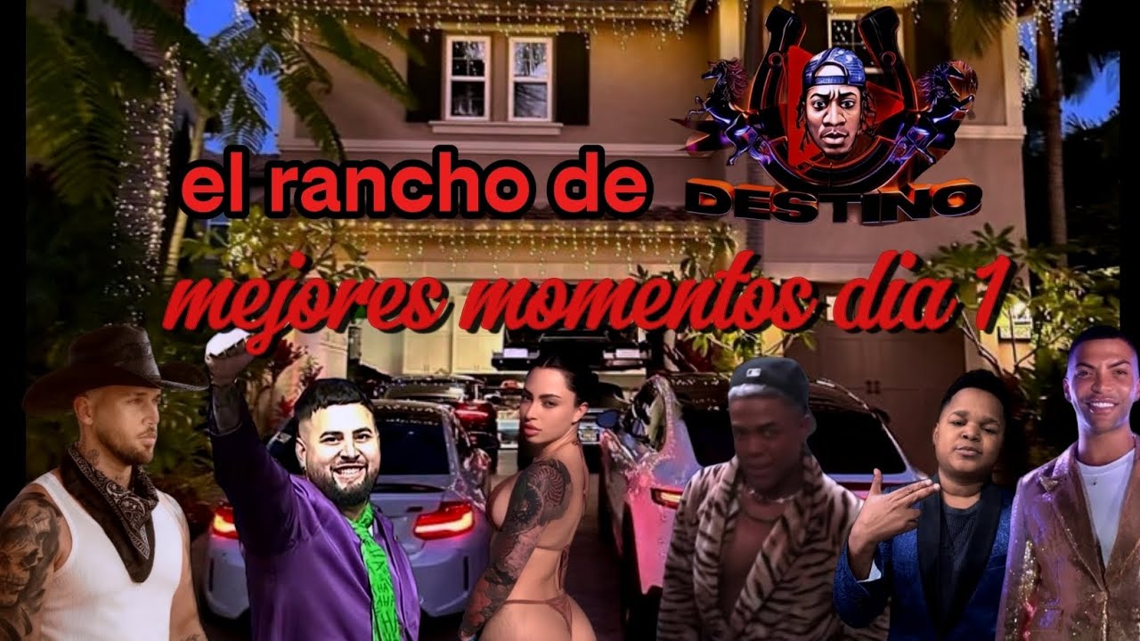El rancho de destino(  dia 1)  mejores momentos .
