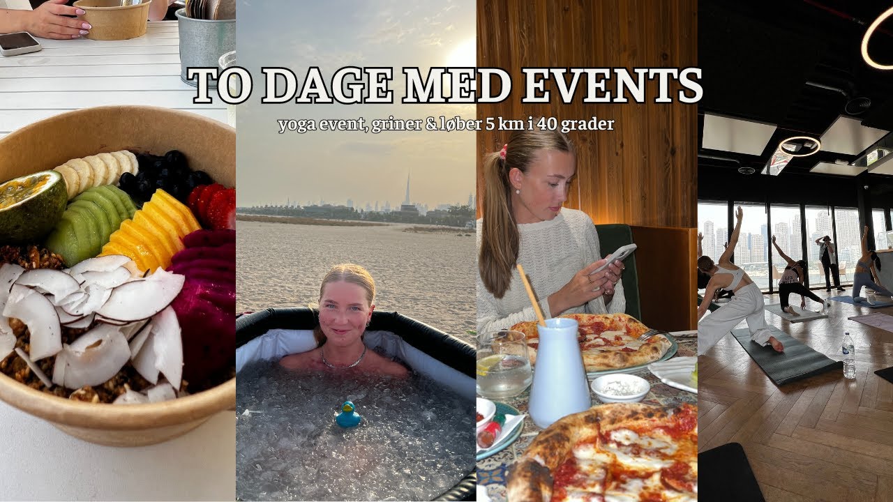 VLOG: Er til 2 events og møder en masse nye mennesker.