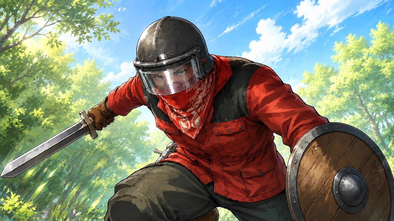 Как одиночный изгнанник выживает в Rust Mobile...