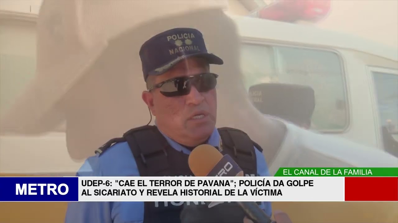 UDEP 6 CAE EL TERROR DE PAVANA POLICÍA DA GOLPE AL SICARIATO Y REVELA HISTORIAL DE LA VÍCTIMA