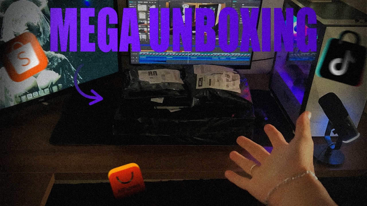 PRIMEIRO MEGA UNBOXING! (OU QUASE ISSO KKKKKKK)