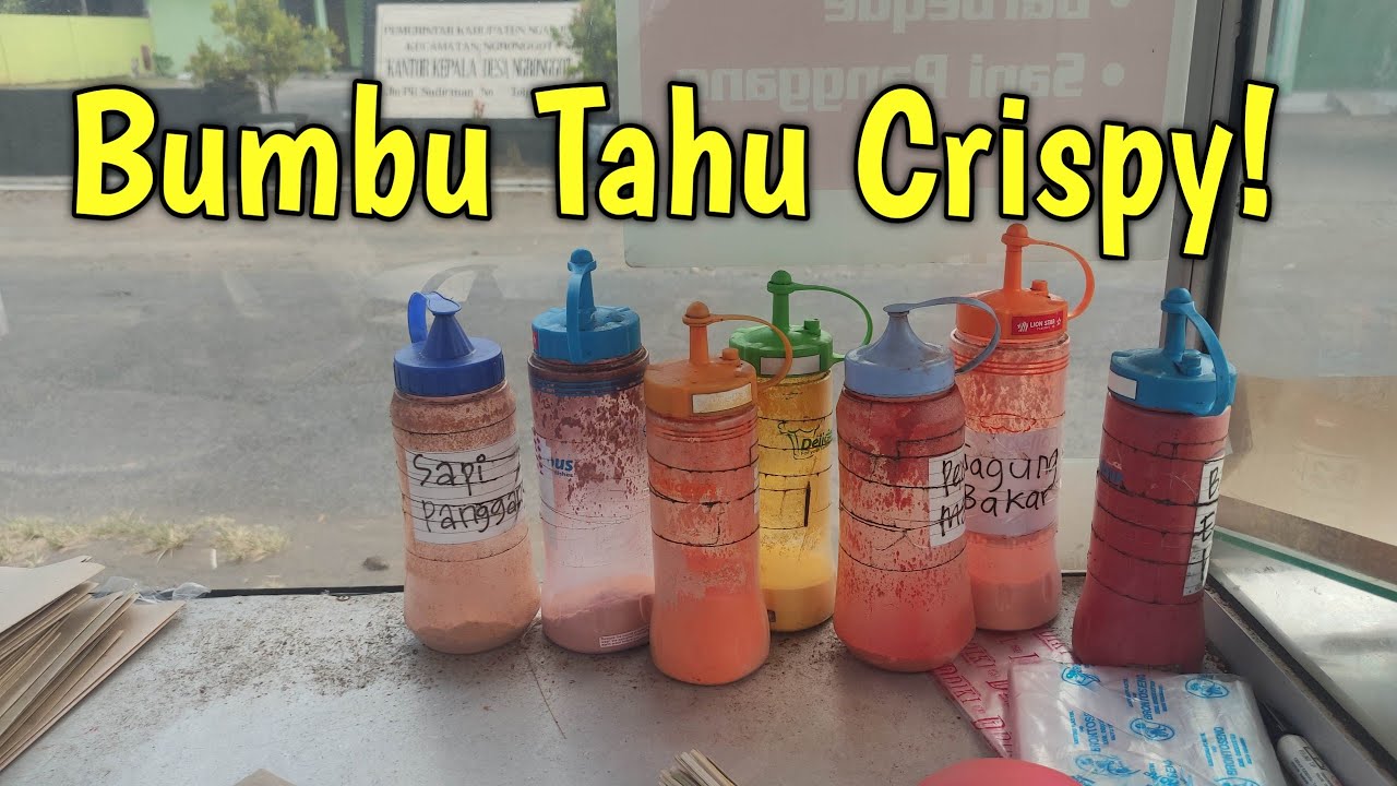Bumbu Tabur Untuk Tahu Crispy, Inilah Yang paling Disukai Pembeli