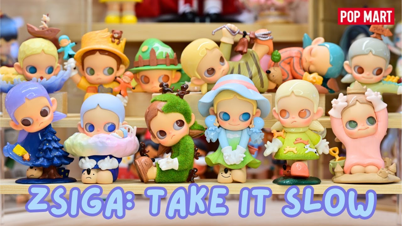 【POP MART UNBOXING】ZSIGA: TAKE IT SLOW  | FULL SET UNBOXING (4K)