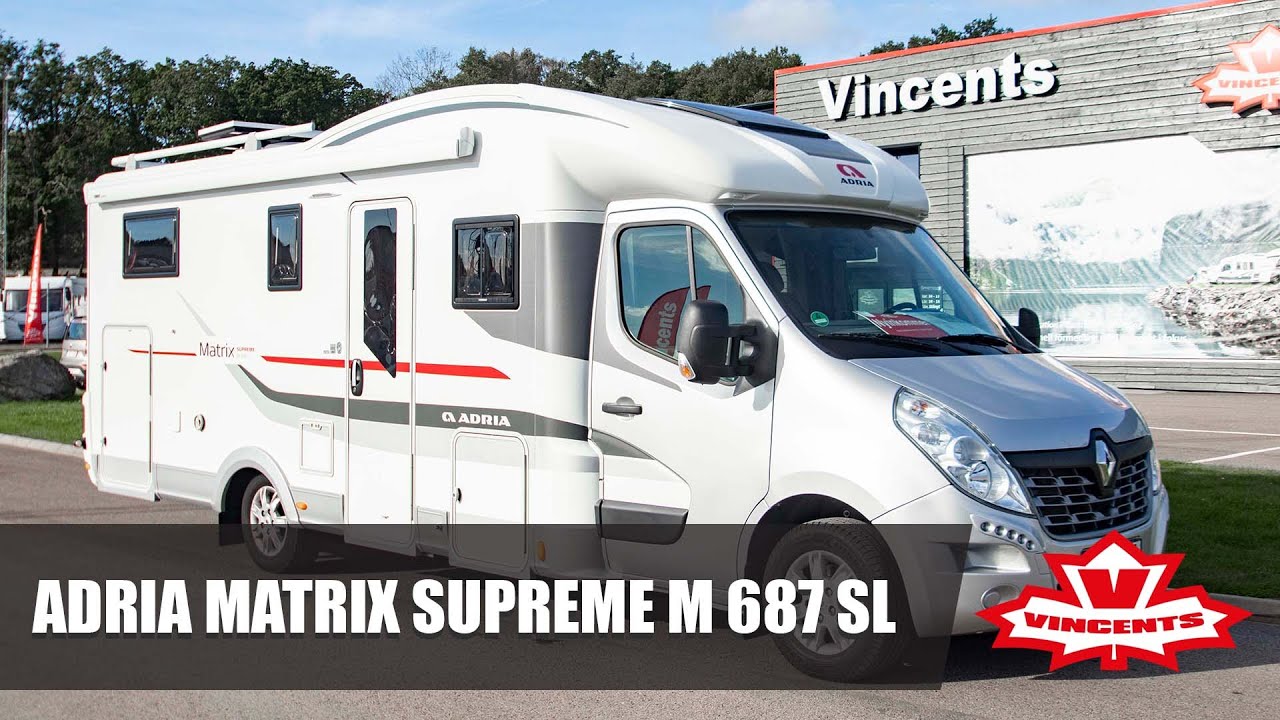 Så fungerar ADRIA MATRIX SUPREME M 687 SL - Vincents Husbil & Husvagn