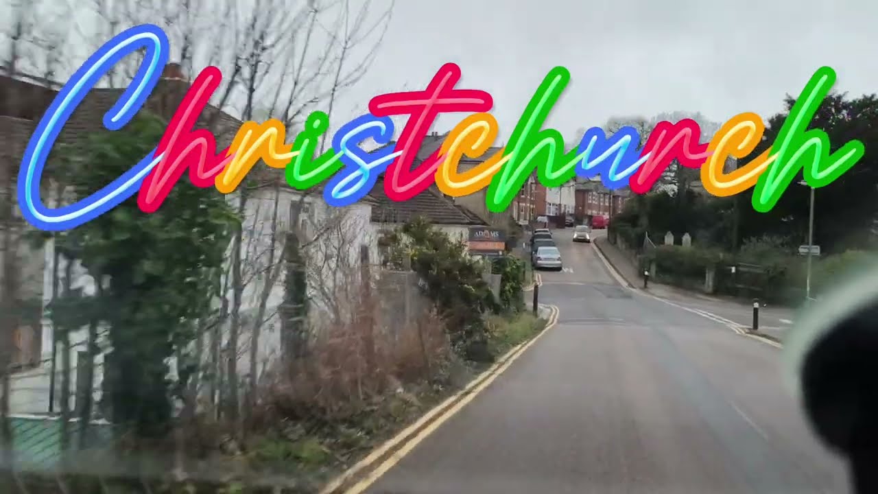 🚗🕊️Driving through the streets of Bournemouth in winter ❄️☃️