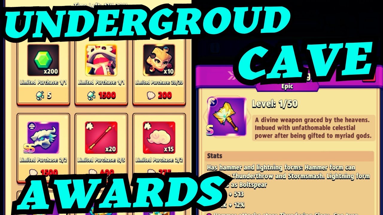 ARCHERO: LAST DAY UNDERGROUND CAVE! F2P EVENT! AWARDS!