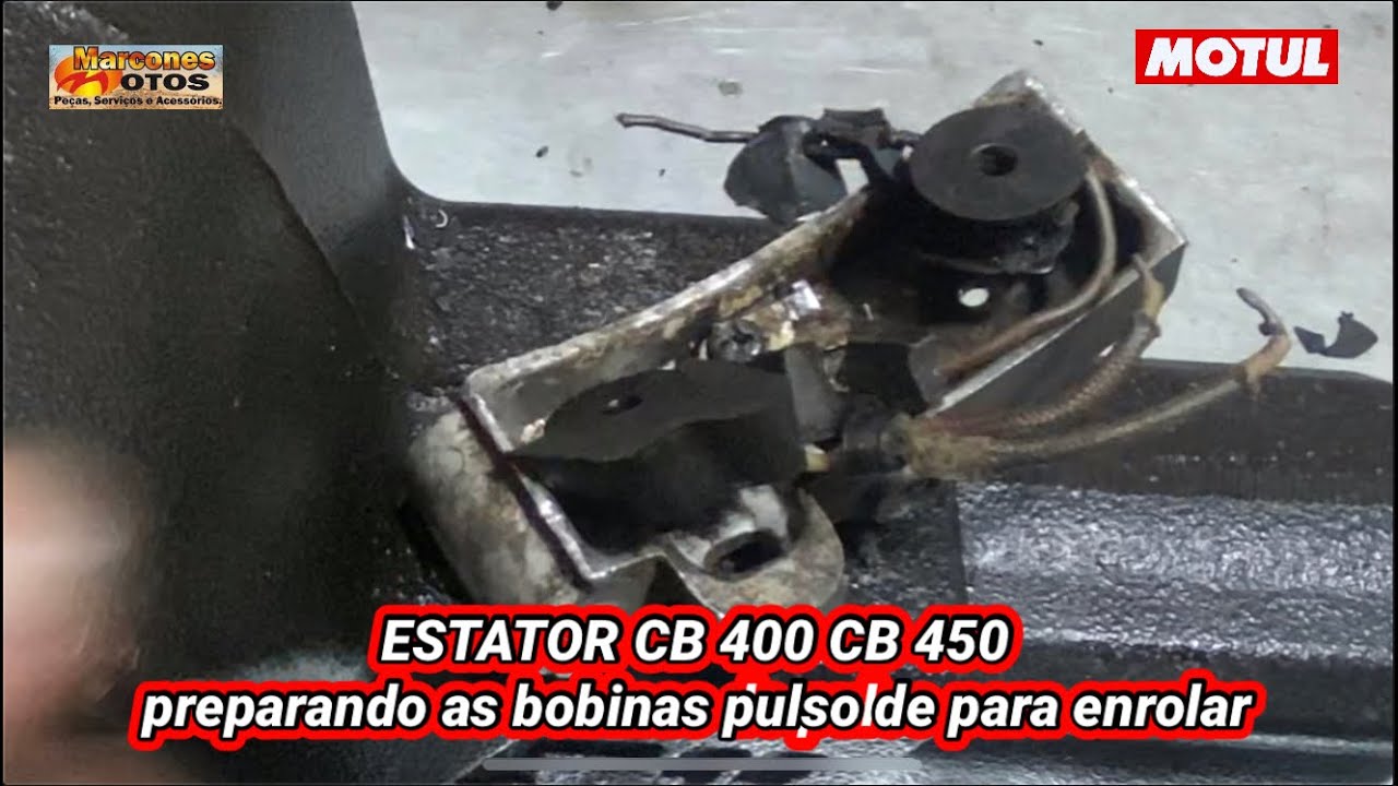 COMO RECUPERAR A BOBINA PULSADORA DA CB 400 CB 450 - parte 1 - por que reaproveitar as carcaças
