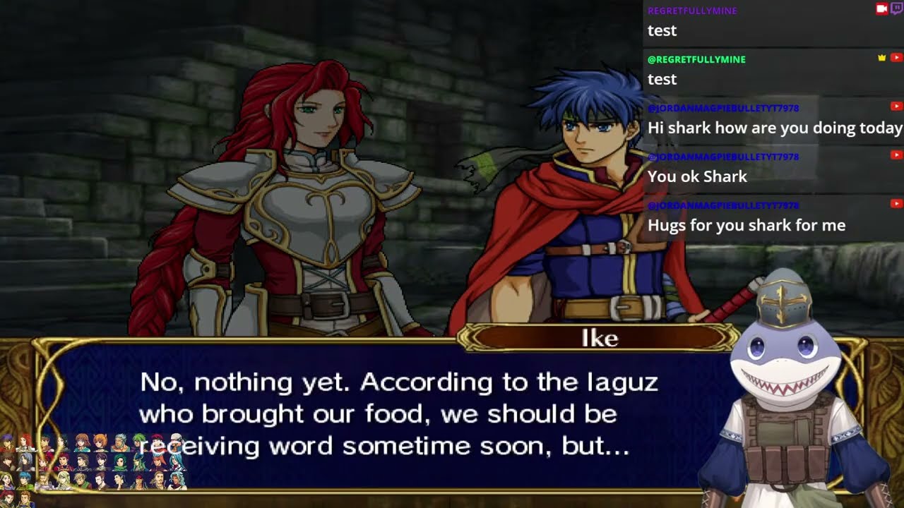 Path of Radiance BUT I can only use characters my mom dislikes Pt 2 【Shark VTuber】| Challenge Stream