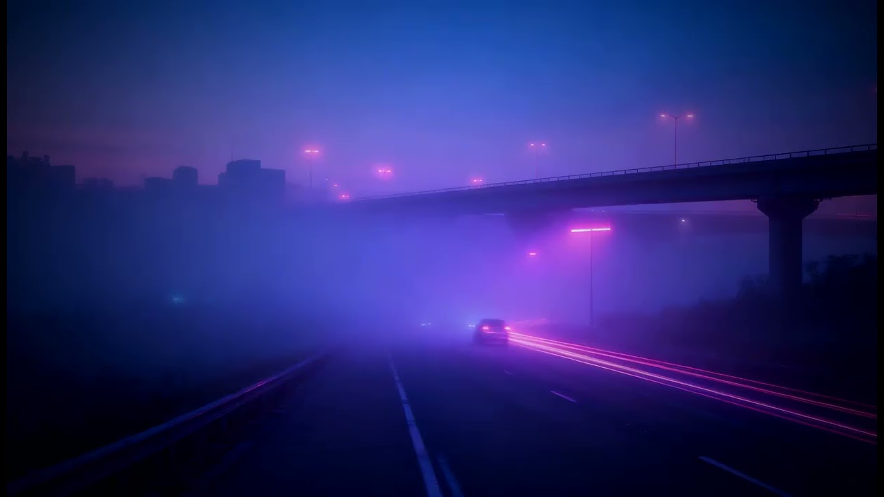 the hum of a fading night.