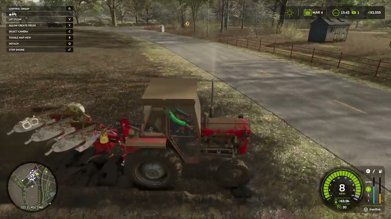 FARMING SIMULATOR 25 ljetno maracko oranje za setvu suncokreta sa IMT 539 DELUXE part2