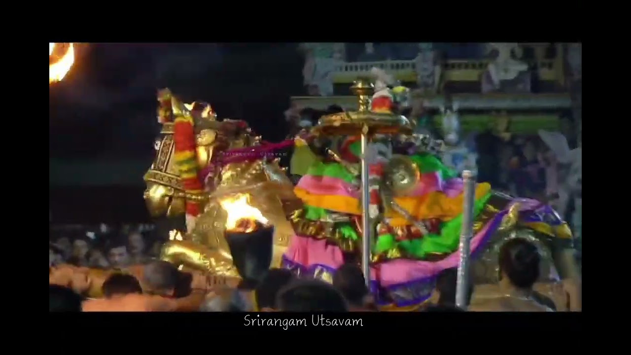 Srirangam Ranganathar Kuthirai Vahanam 03.03.2023 | Panguni Utsavam 2023| Vaiyali