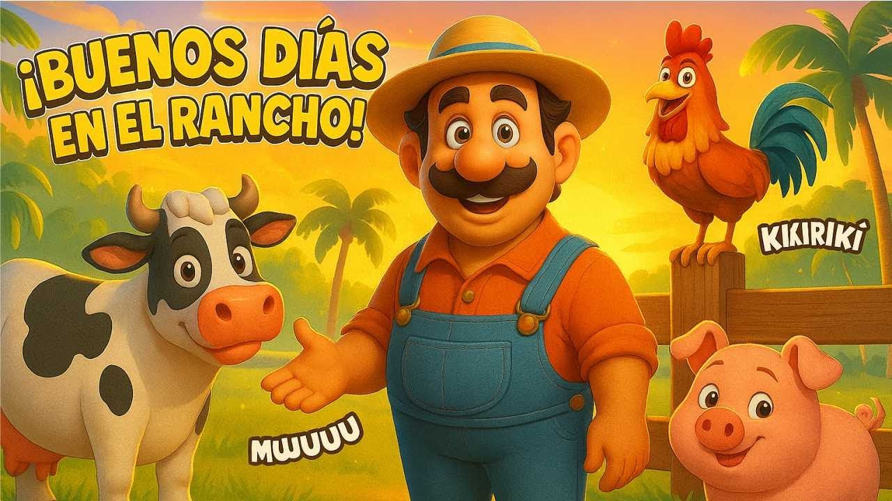Descubre los animales tiernos en el Rancho de Ram&oacute;n 🐮🐷🐤🐔