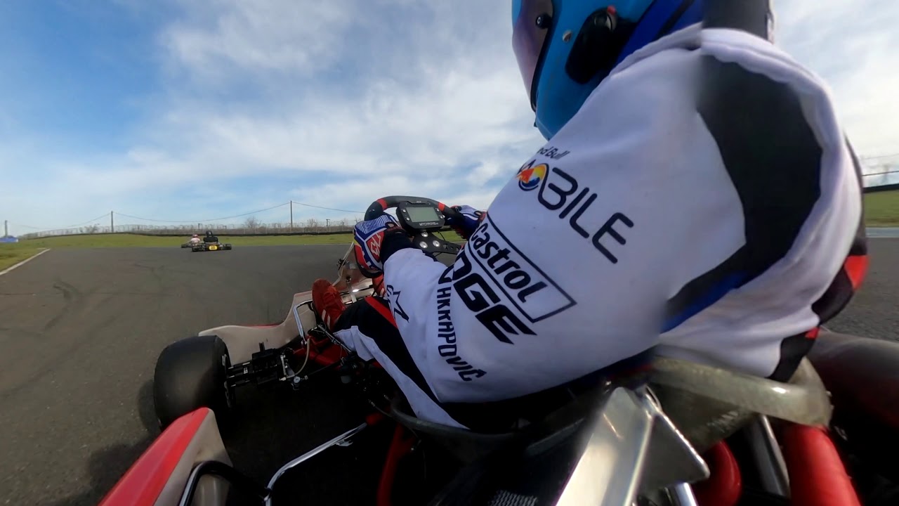 Kart 125 KZ Kartland CRASH #GOPRO 360