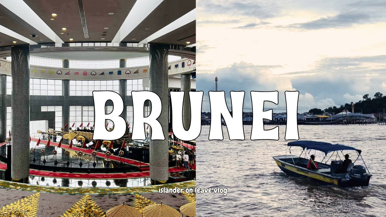 BRUNEI vlog 🇧🇳 Royal Regalia Museum, Brunei Energy Hub, Yayasan Shopping Complex | Islander on Leave