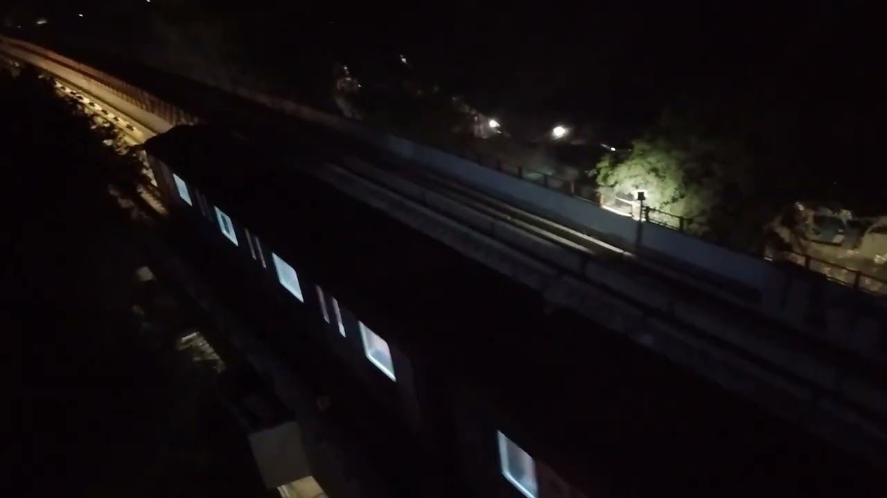 1ST METRO TRIAL of Kolkata Airport Metro Project