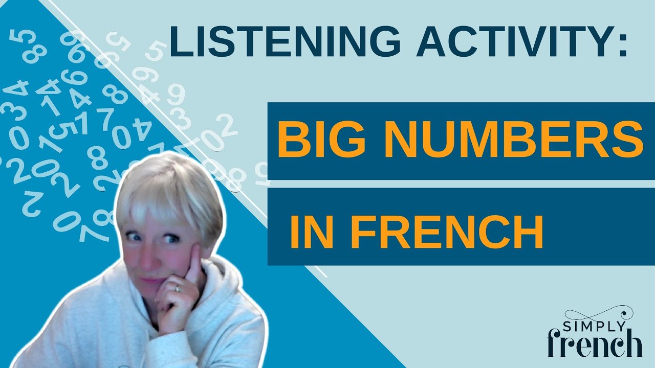 Identify the numbers in French (Listening activity)