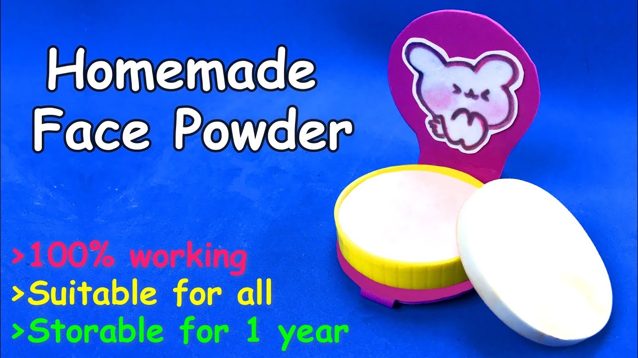 How to make face powder at home||homemade compact powder||loose powder||homemade blush||Sajal Malik