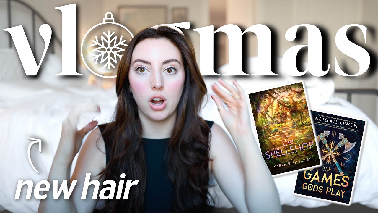 New Hair, Purple Blush & Reading Romantasy | Vlogmas Day 12