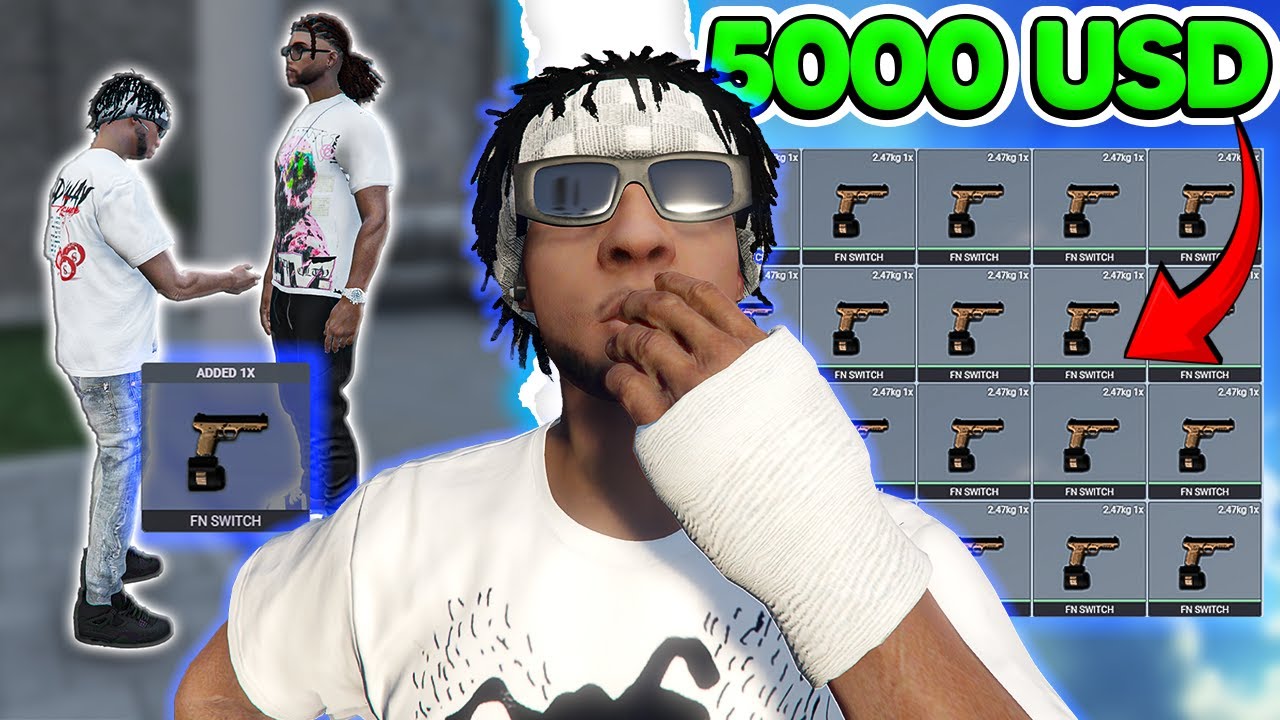 Spawning Expensive PAY-TO-WIN Weapons For Roleplayers (GTA RP TROLLING)