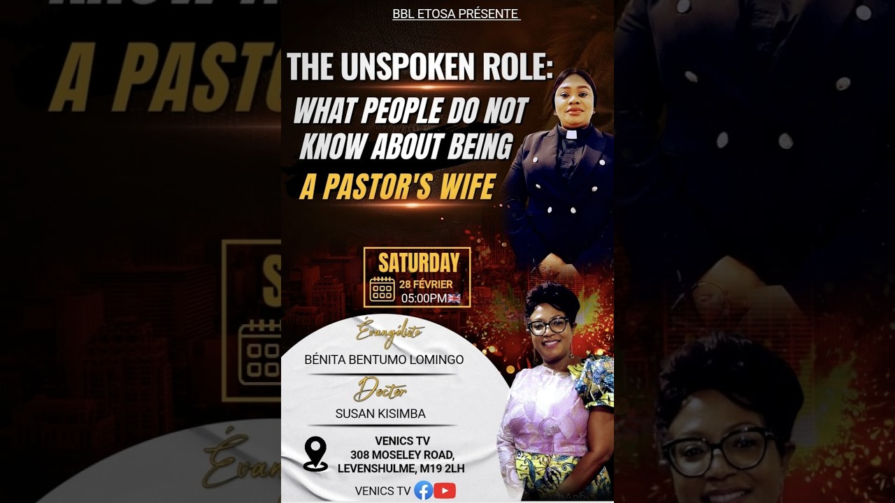 THE UNSPOKEN ROLE: WHAT PEOPLE DO NOT KNOW ABOUT BEING A PASTOR'S WIFE!