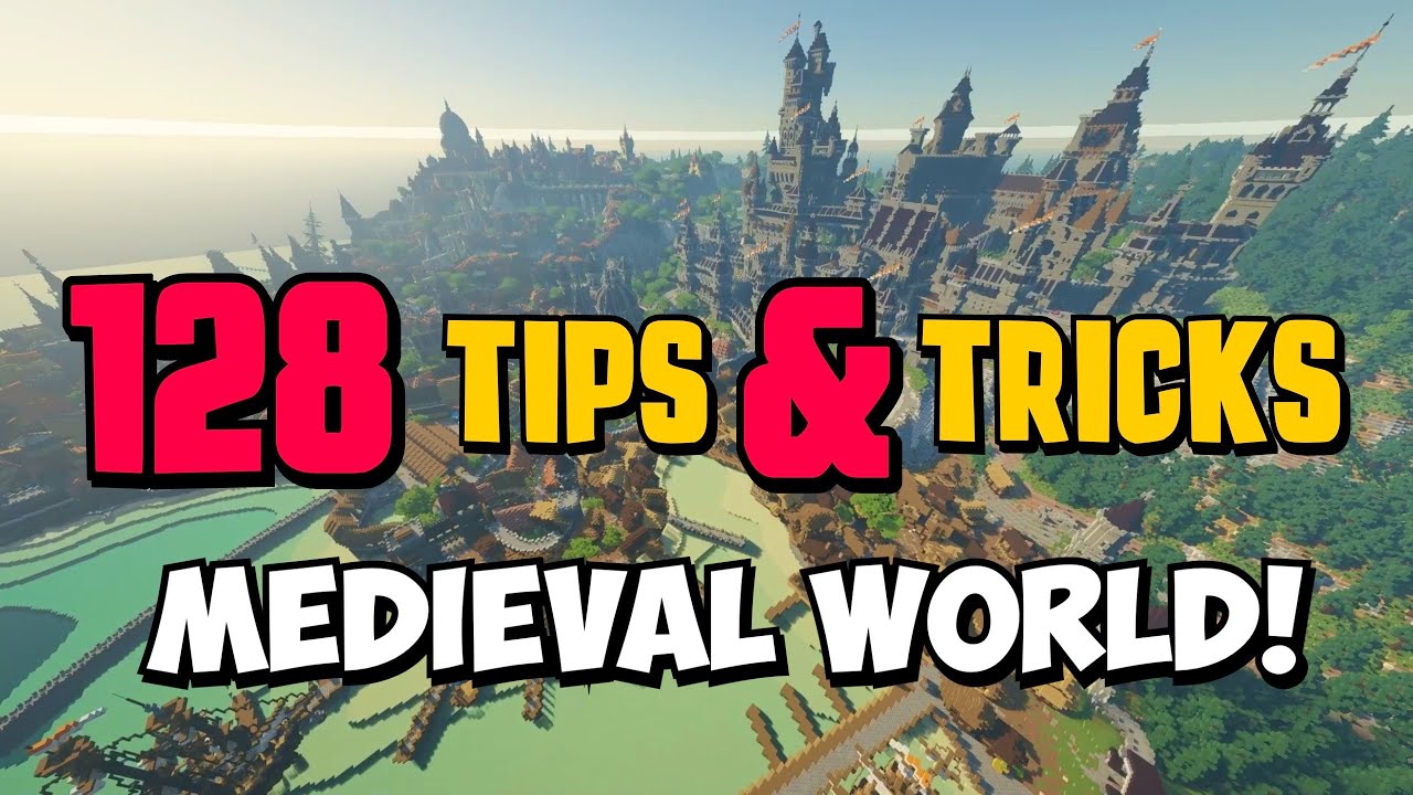 Minecraft: 128 Medieval Build Hacks for your amazing worlds!