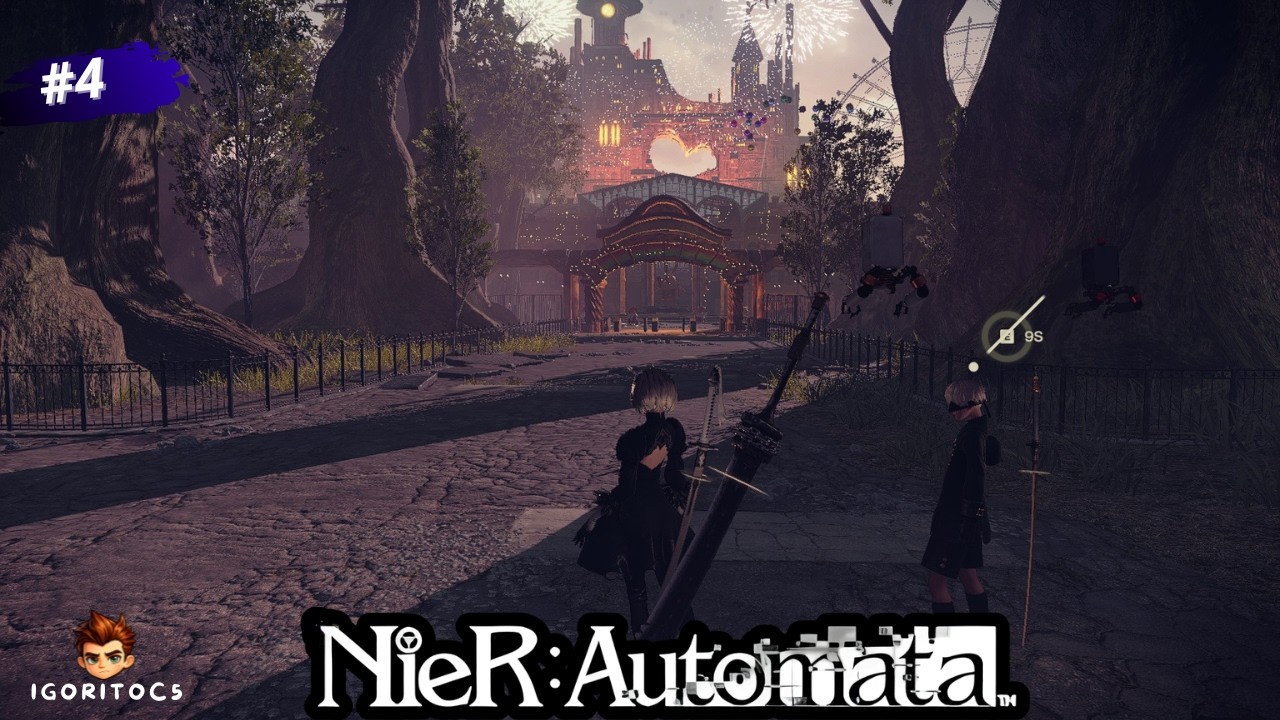 Robôs com Emoções?! Um Parque de Diversões… de ROBÔS? | NieR: Automata EP 04