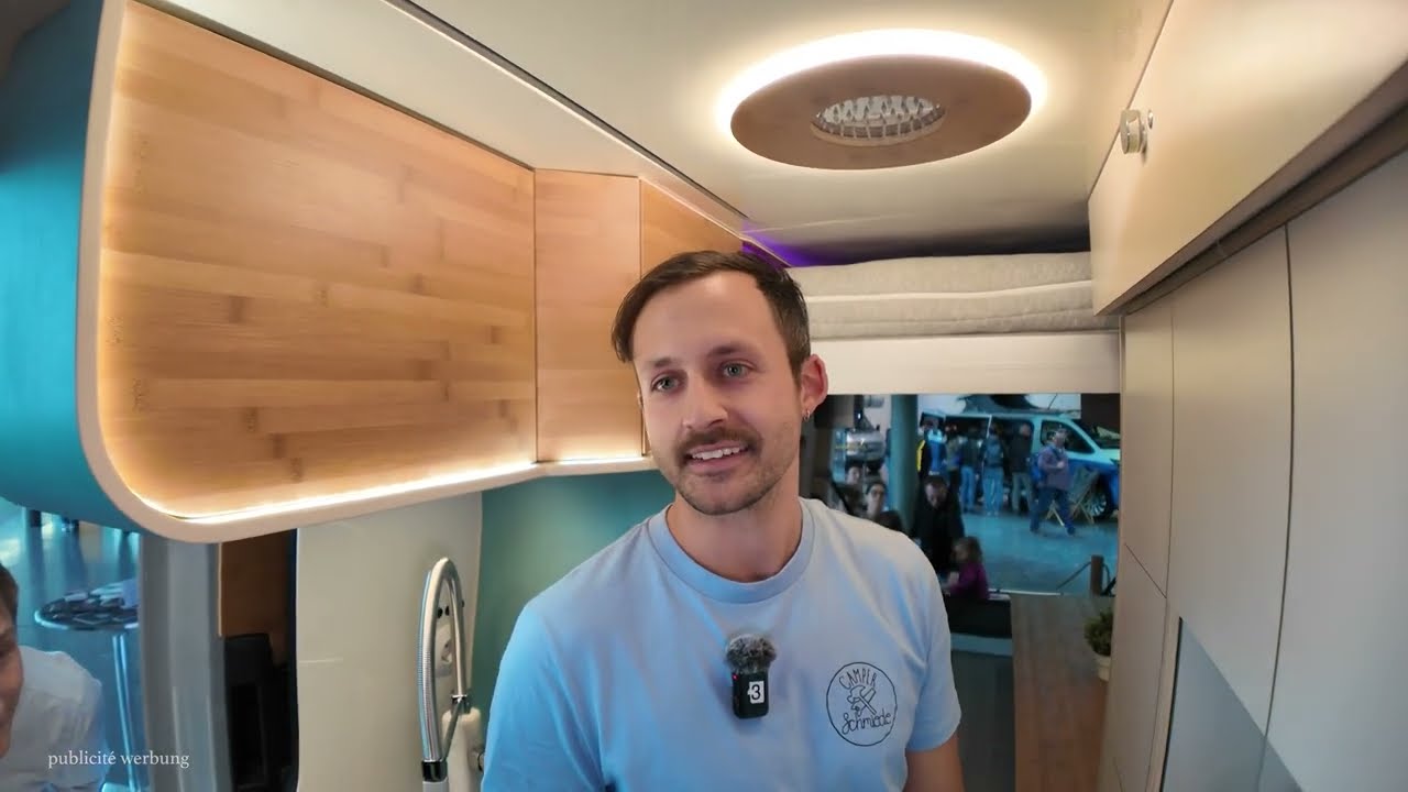 WOHNMOBIL KASTENWAGEN mit AUSZIEH DUSCHE XL HECKSITZGRUPPE XL KÜCHE CAMPER SCHMIEDE Deutschland