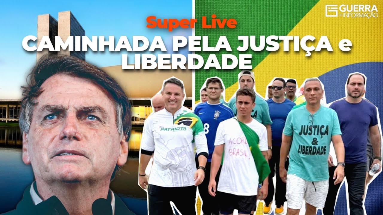 SUPER LIVE DOS EXILADOS em APOIO a CAMINHADA de NIKOLAS FERREIRA