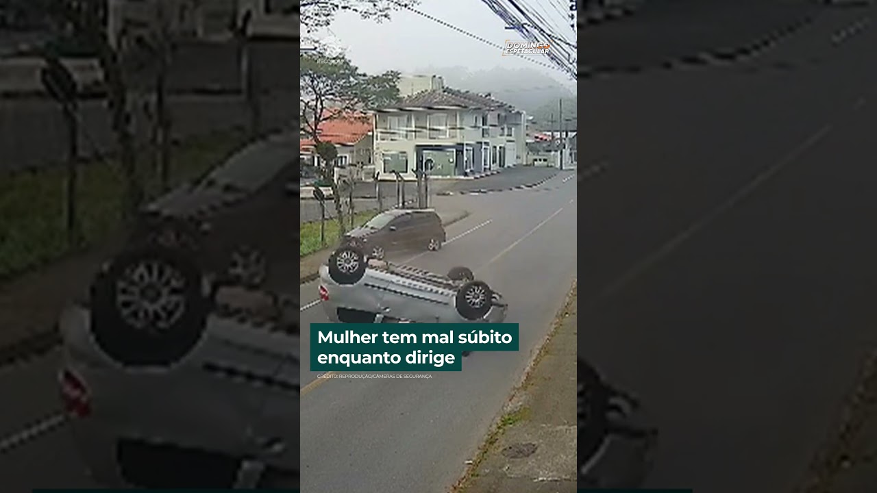 Mulher tem mal s&uacute;bito enquanto dirige | #shorts