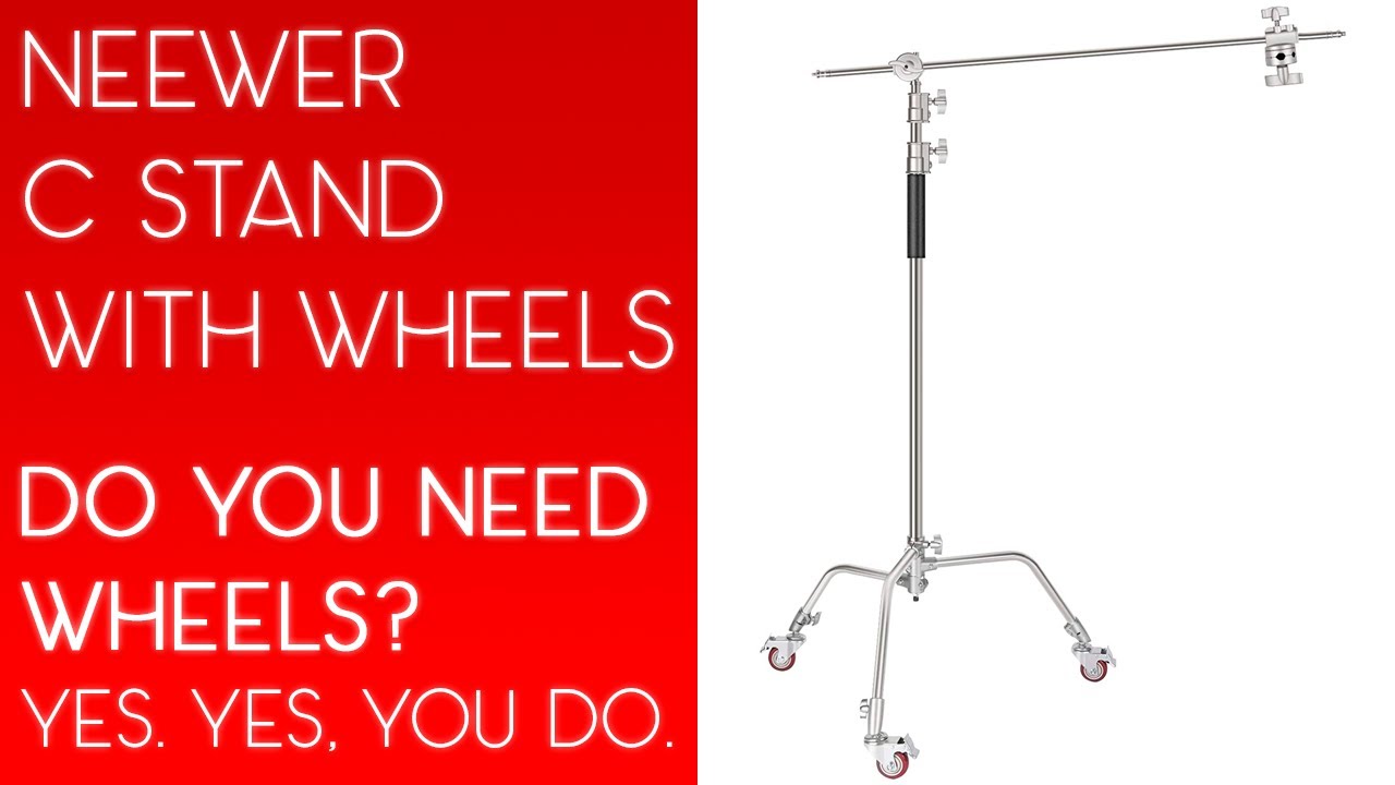Never Used A C Stand With Wheels❓ This Neewer C Stand Is A Joy To Use & Easy To Assemble