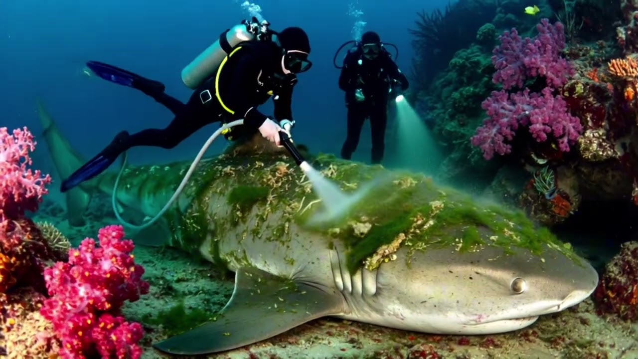 Shark rescue mission at the reef!