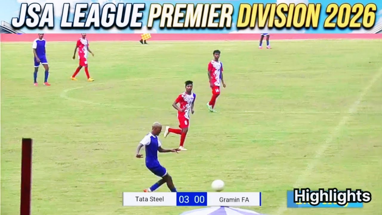 Highlights // Tata steel 03 🆚 00 Gramin FA // Jsa league premier division 2026